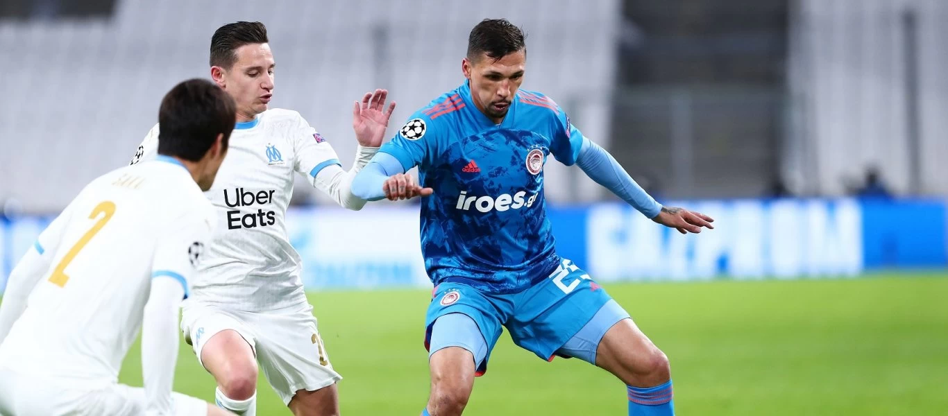 Champions League: Ο Ολυμπιακός έχασε (2-1) με ανατροπή από την Μαρσέιγ